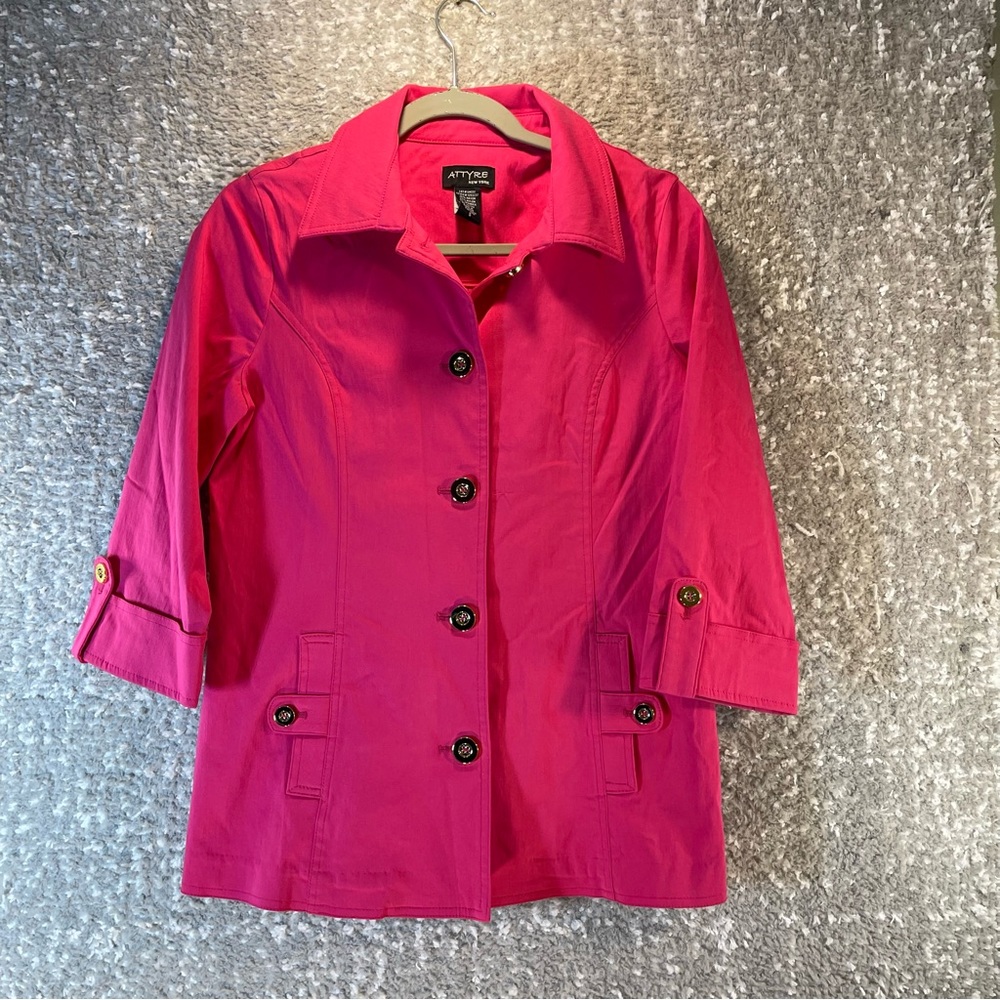 Attyre Women's Pink blazer Jacket